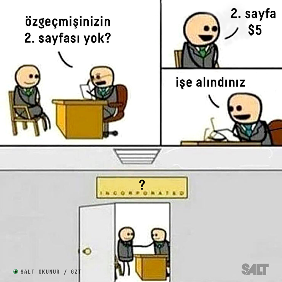 Sizce bu hangi şirketin mülakatı?
