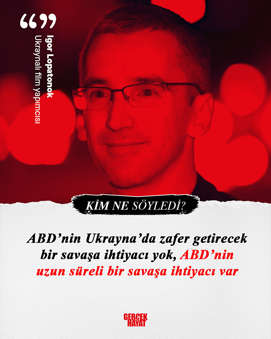 Ukraynalı yapımcıdan haklı yorum
