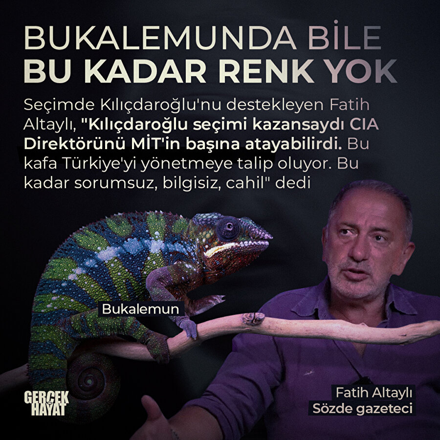 Fatih Altaylı: Cahil Kılıçdaroğlu