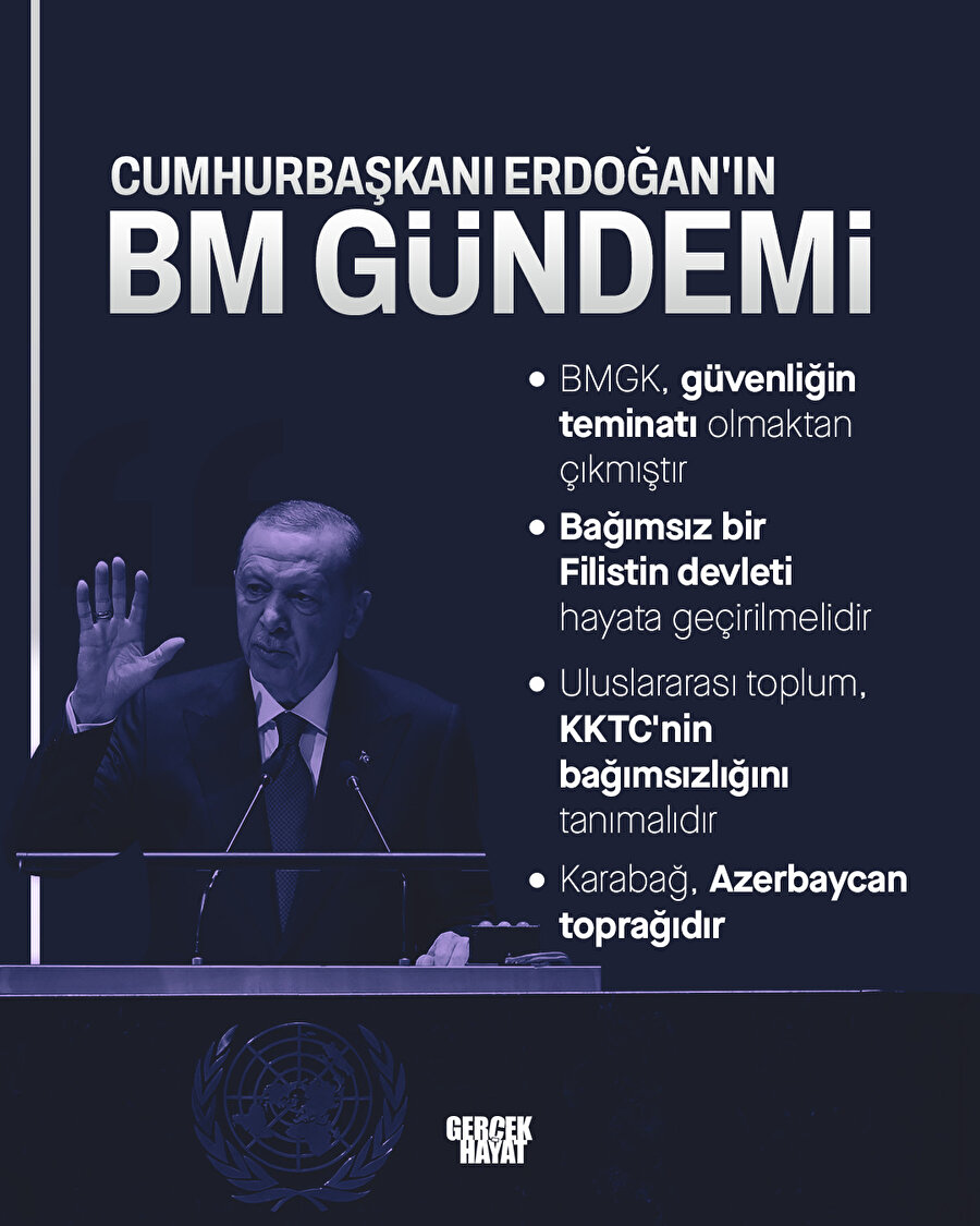 Cumhurbaşkanı Erdoğan BM'de ne söyledi?