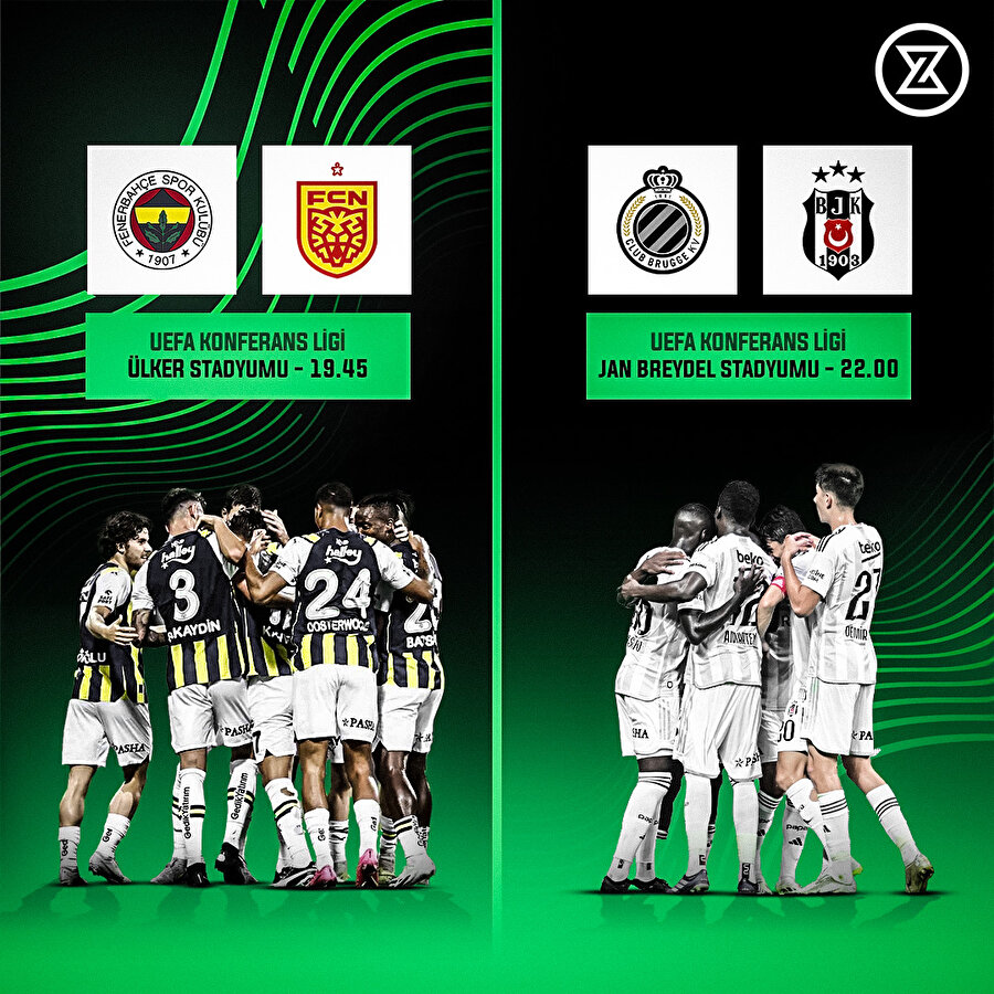 Fenerbahçe ve Beşiktaş Avrupa sahnesinde 