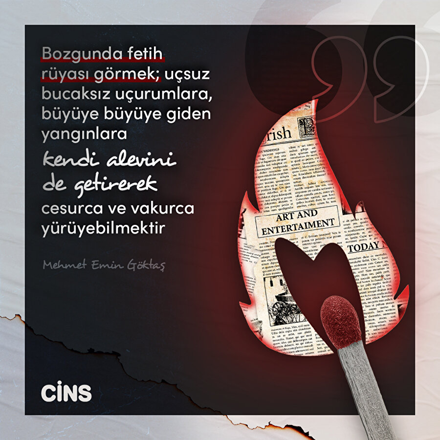 Kendi alevinizle birlikte cesurca yiyebilir misiniz?