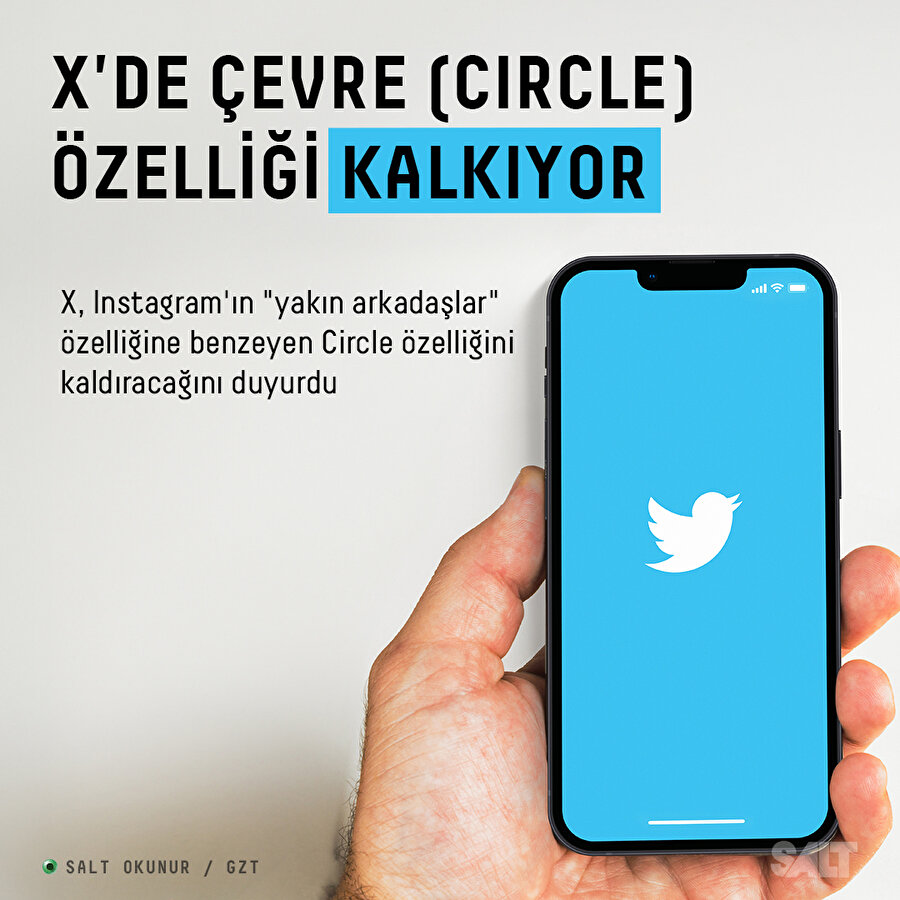 X'de Çevre özelliği kalkıyor