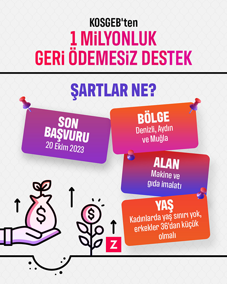 KOSGEB'den girişimciye geri ödemesiz 1 milyon TL