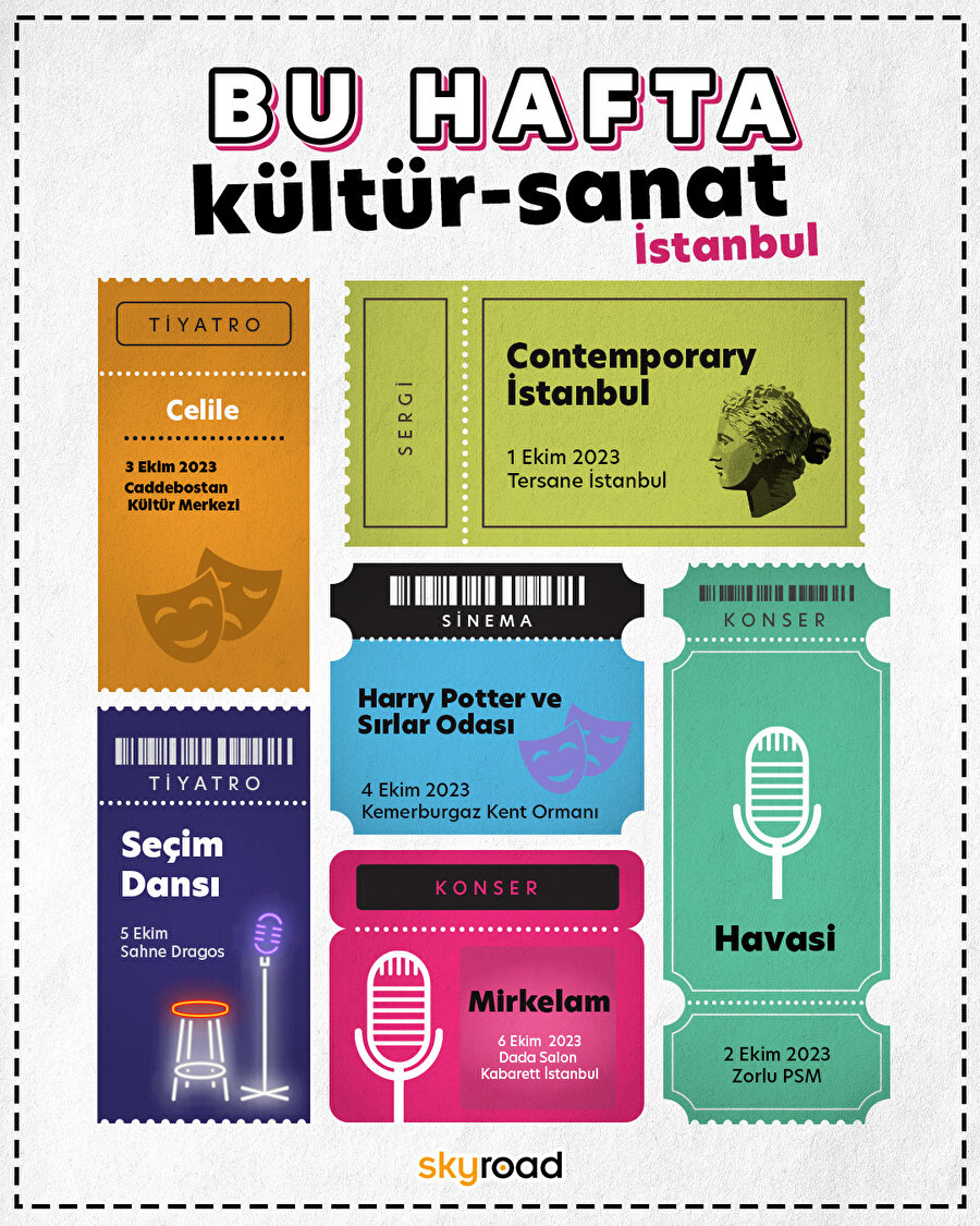 Haftanın sanat haberleri 1 - 6 Ekim 🎭🖼