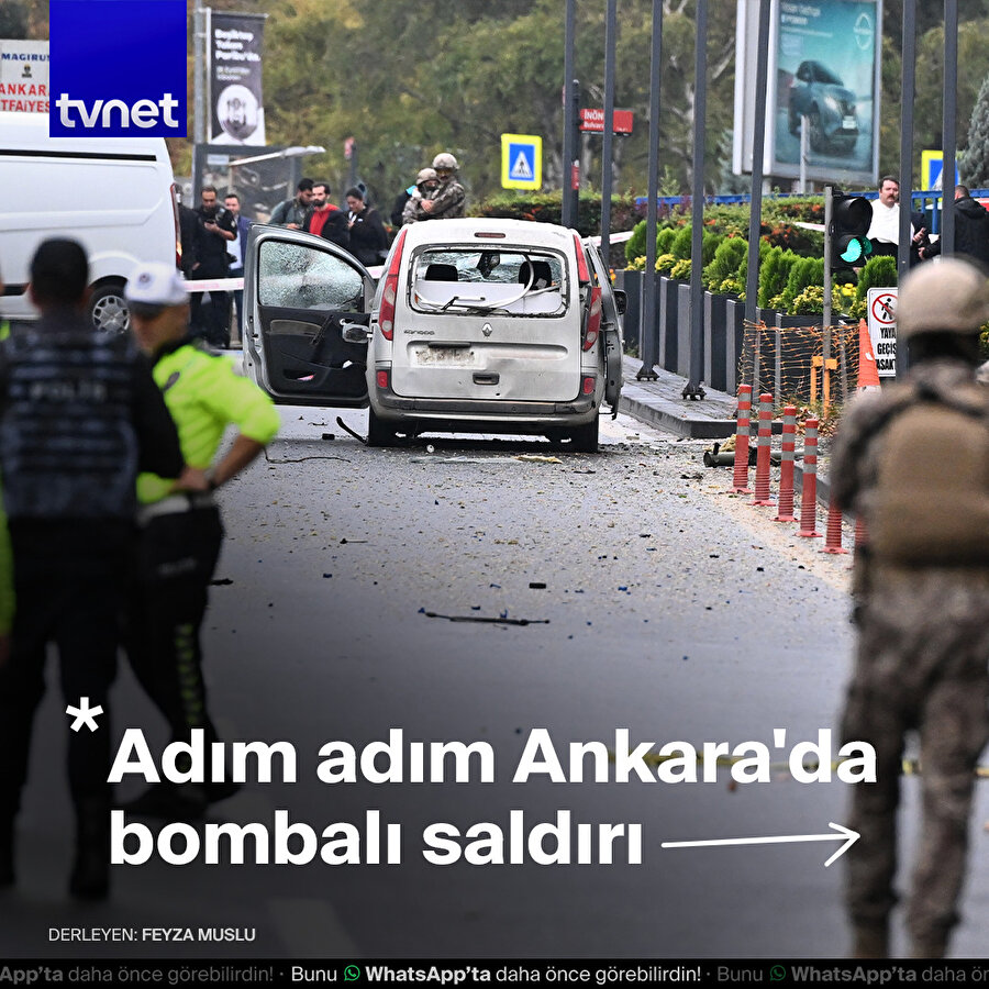 Ankara'da bombalı saldırı