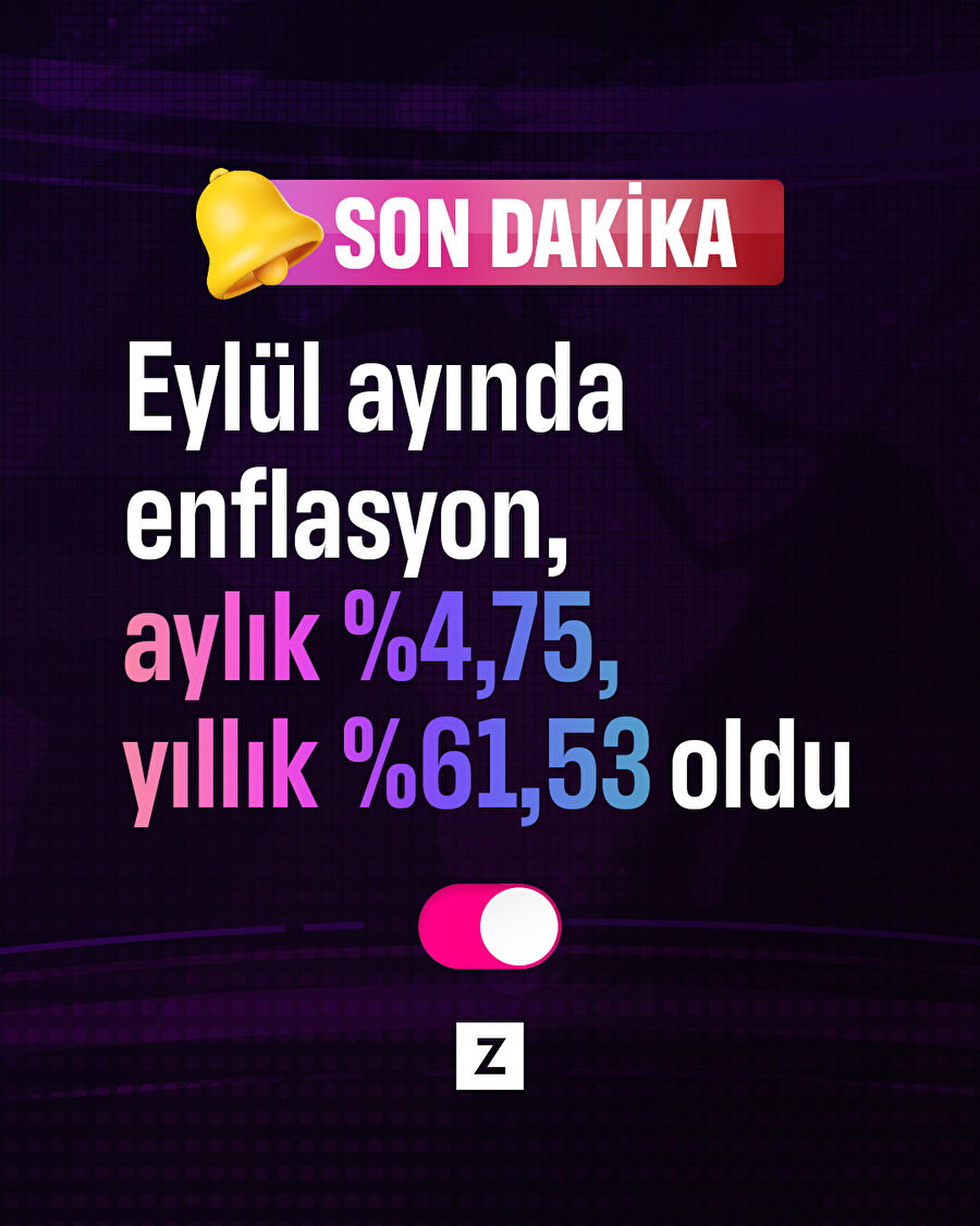 Enflasyon rakamları açıklandı
