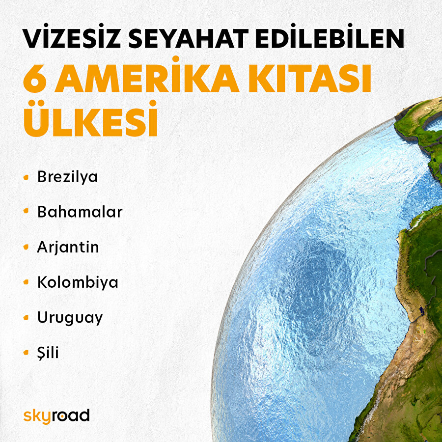 Vizesiz seyahat edilebilen 7 Amerika Kıtası ülkesi 🌎