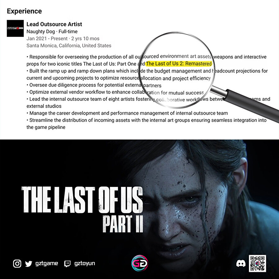 The Last of Us 2:Remastered yanlışlıkla doğrulandı 😂
