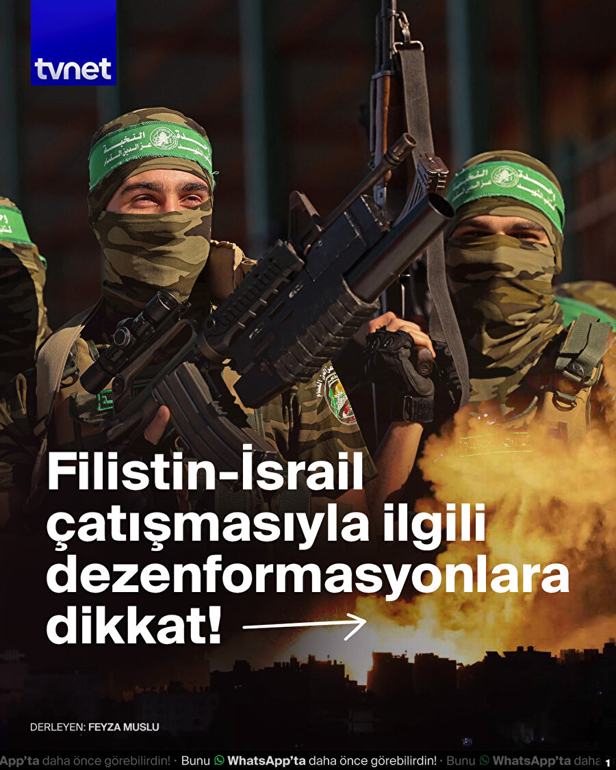 Filistin-İsrail çatışmasında nasıl bir dezenformasyon yürütülüyor?