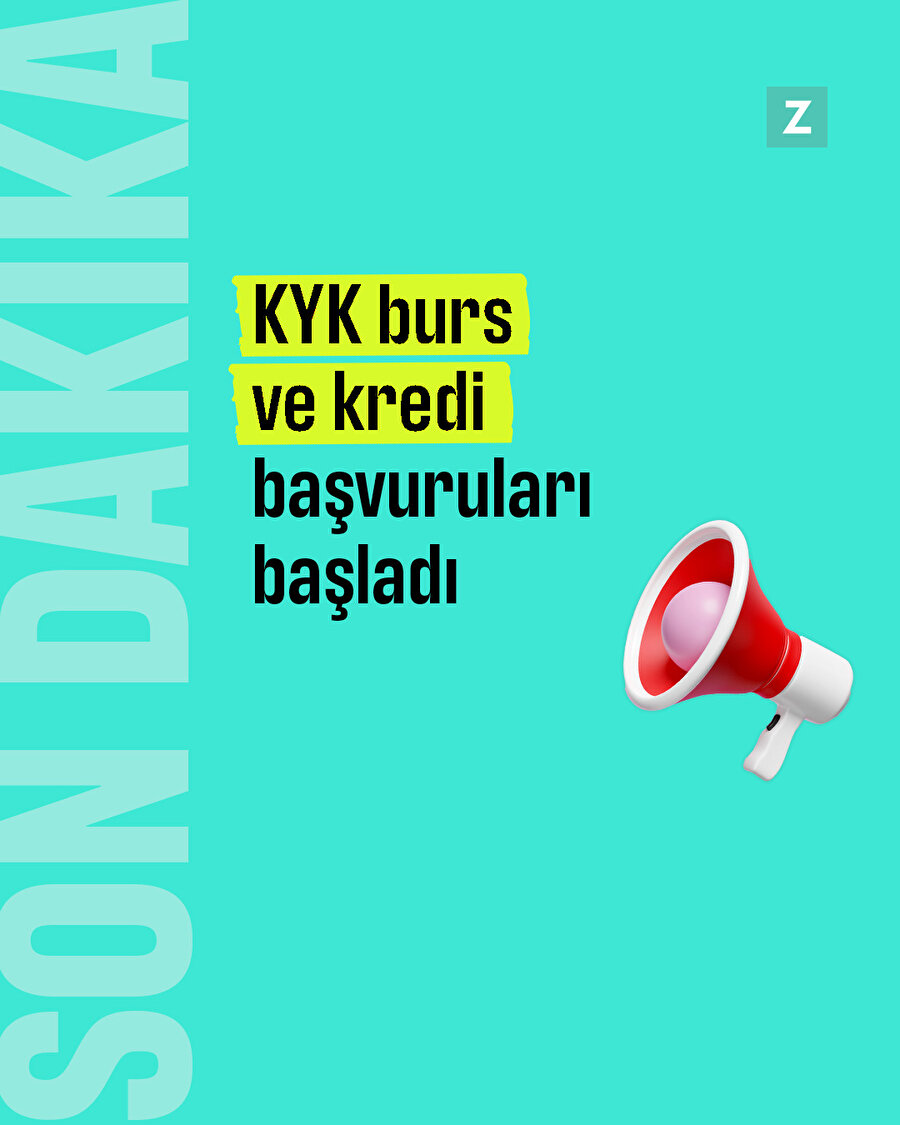 KYK burs ve kredi başvuruları başladı