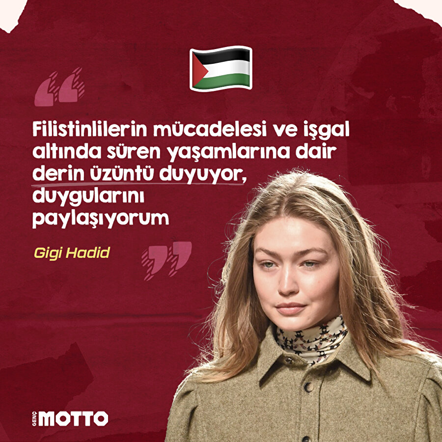 Ünlü sanatçılardan Filistin'e destek