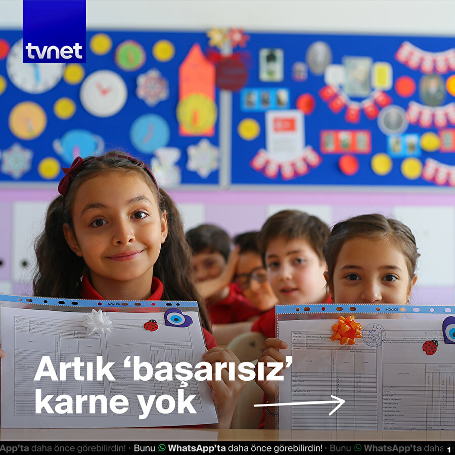 MEB, ilkokul karne değerlendirmelerini yeniden düzenledi