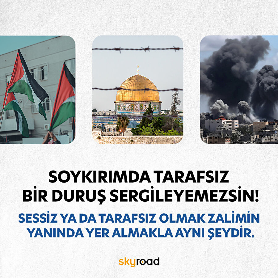 Soykırımda tarafsız bir duruş sergileyemezsin