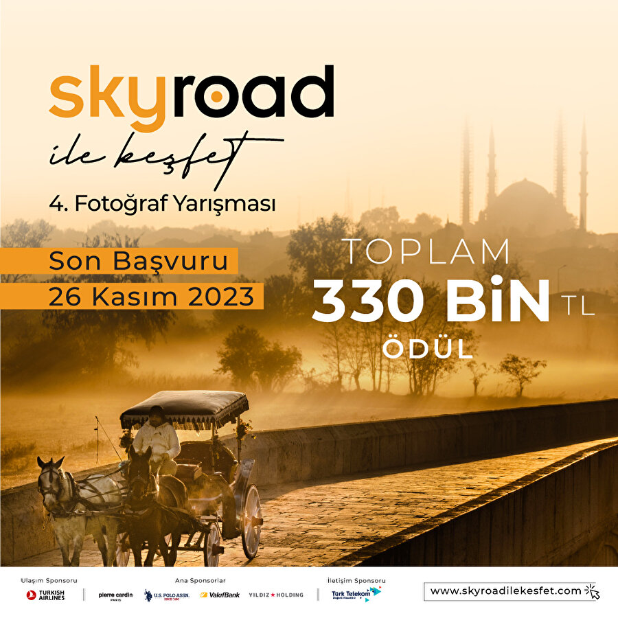 'Skyroad ile Keşfet' fotoğraf yarışması başladı! 📸