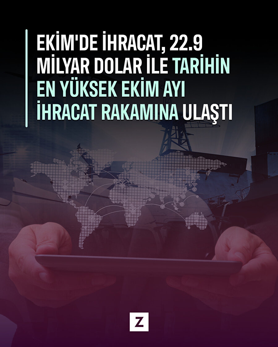 Ekim'de tarihin ihracat rekoru kırıldı