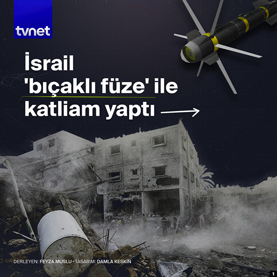 İsrail 'Hellfire RX9' ile katliam yaptı