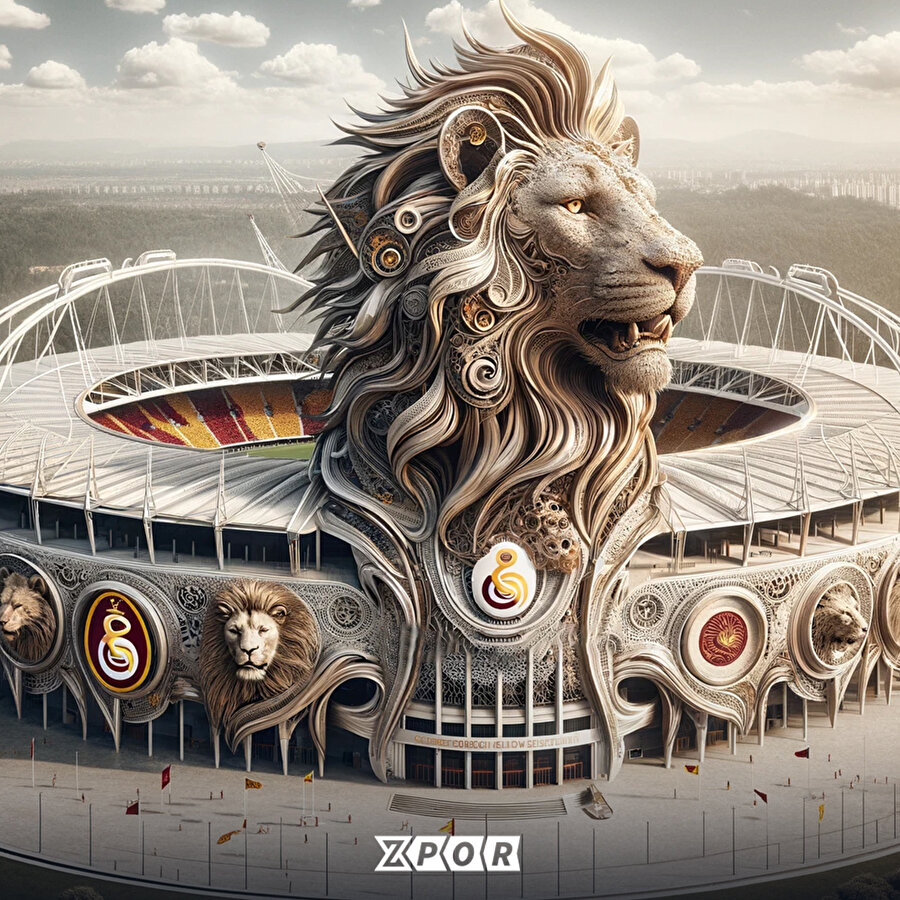 Yapay zeka ile bazı Türk takımlarının stadyumları 👀