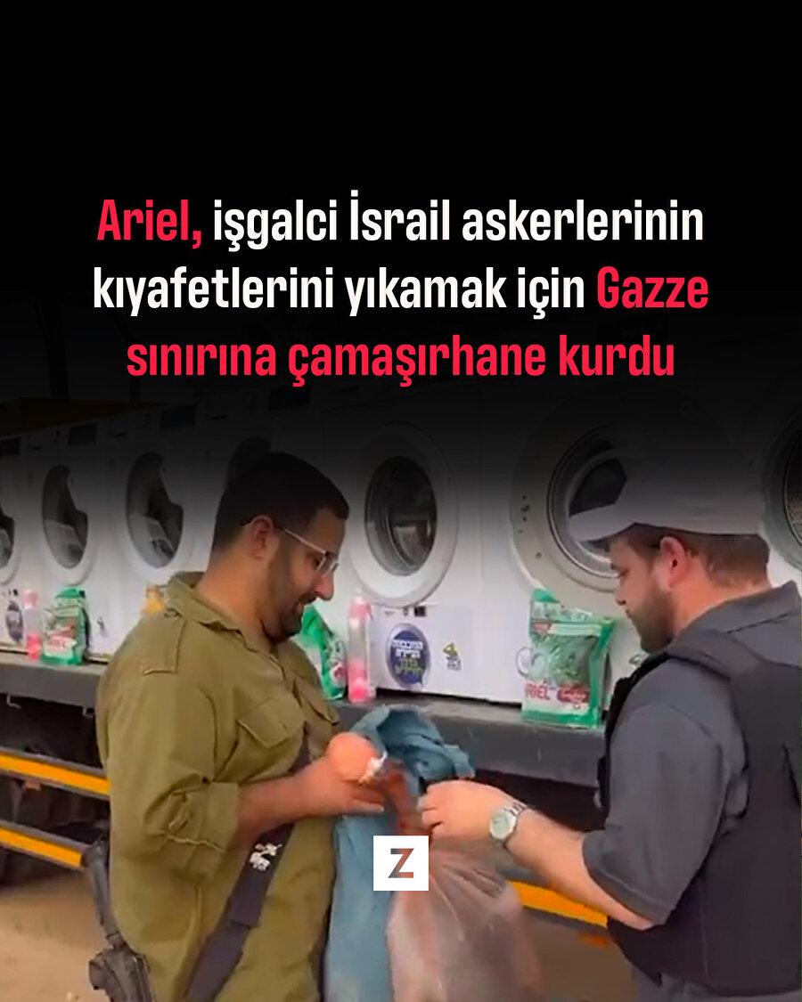Ariel, katilin kanını temizlemeye çalışıyor