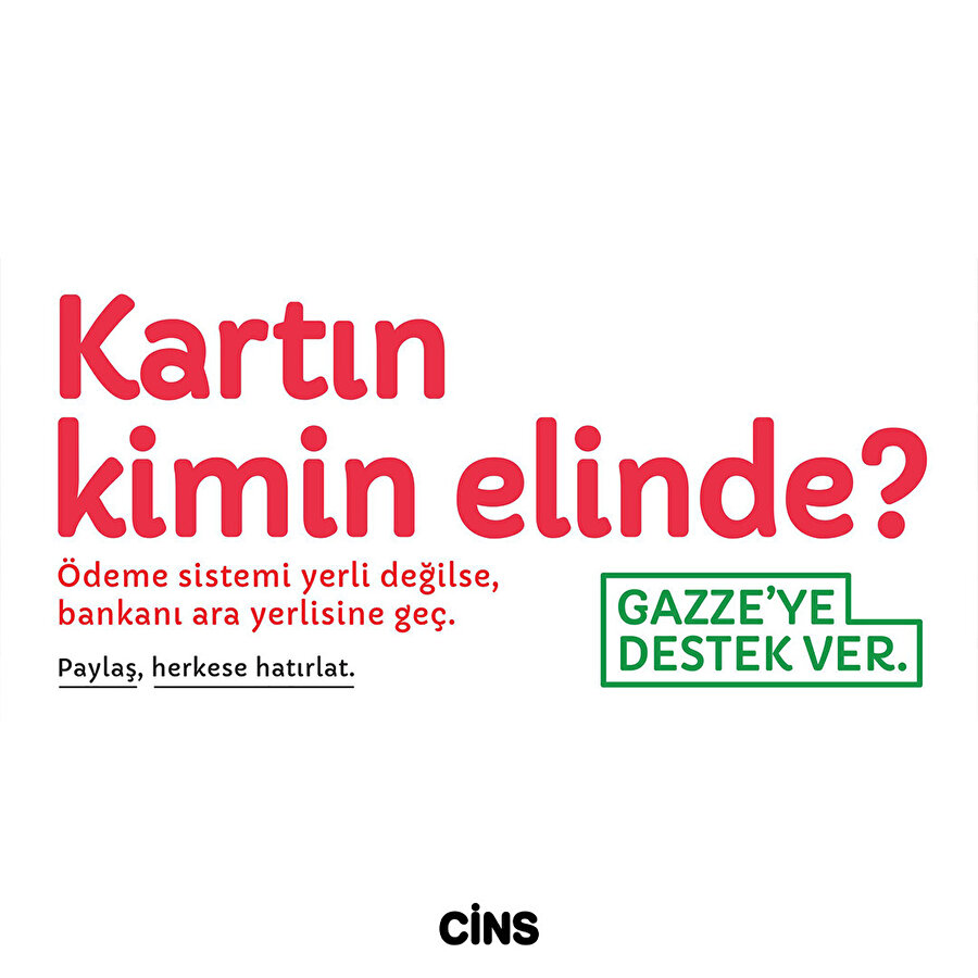 Kartın kimin elinde?