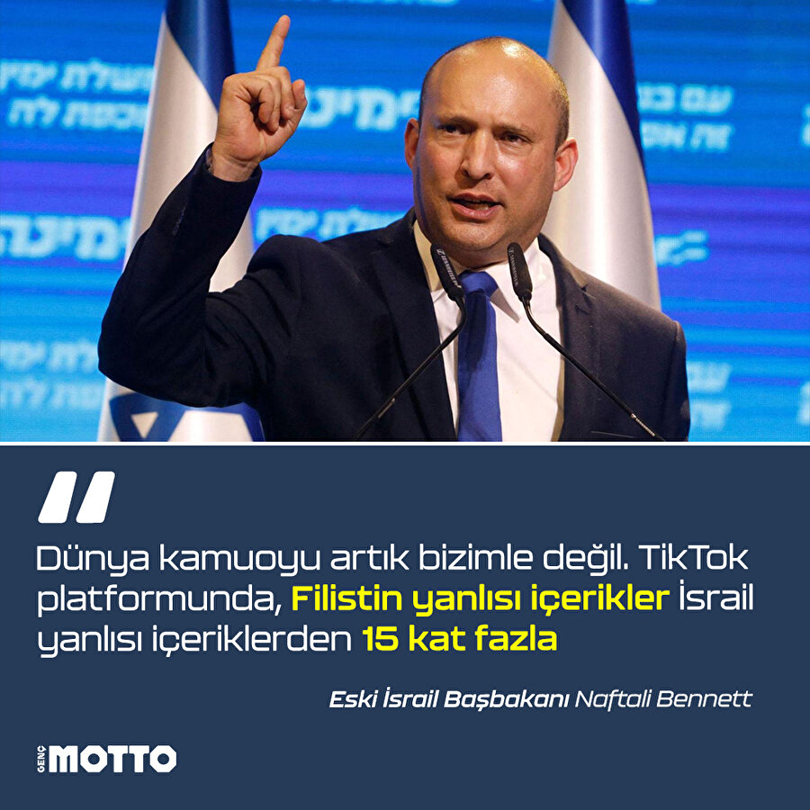 TikTok platformunda Filistin yanlısı içerikler İsrail yanlısı içeriklerden 15 kat fazla