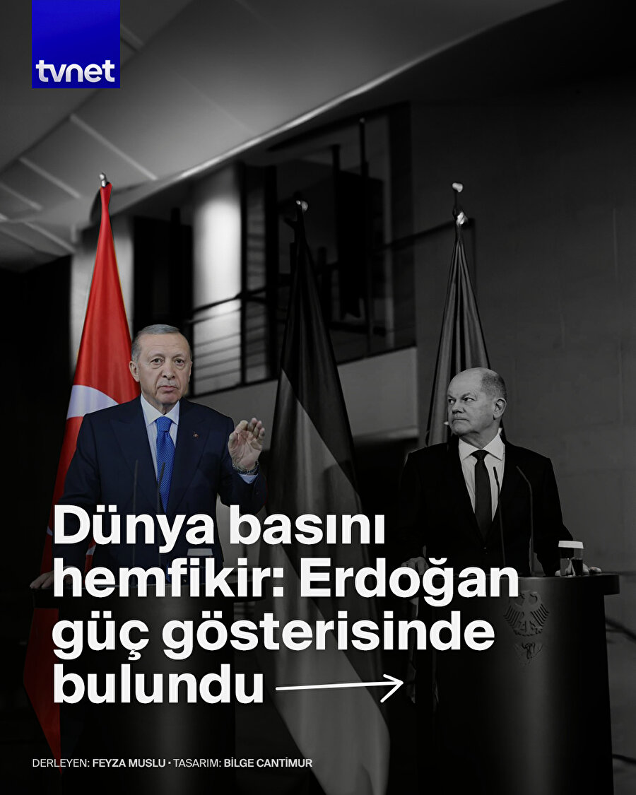 Dünya Cumhurbaşkanı Erdoğan'ın Almanya ziyaretini konuşuyor