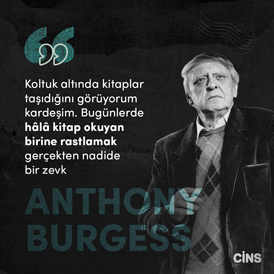 Anthony Burgess'den kitap taşıyanlara
