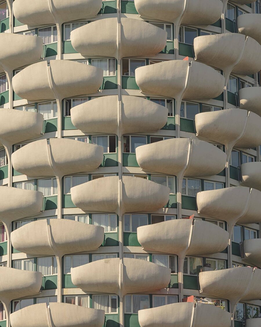 Sıra dışı balkonlarıyla tanınan ‘Les Choux de Créteil’ 