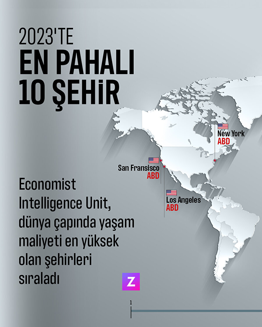 Dünyanın en pahalı 10 şehri