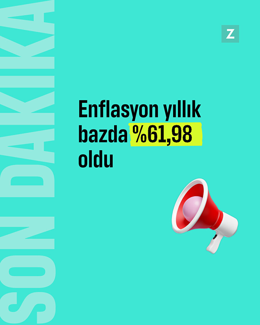 Enflasyon rakamları açıklandı