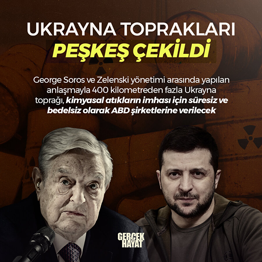 Ukrayna toprakları ABD'nin kimyasal yatağı oluyor