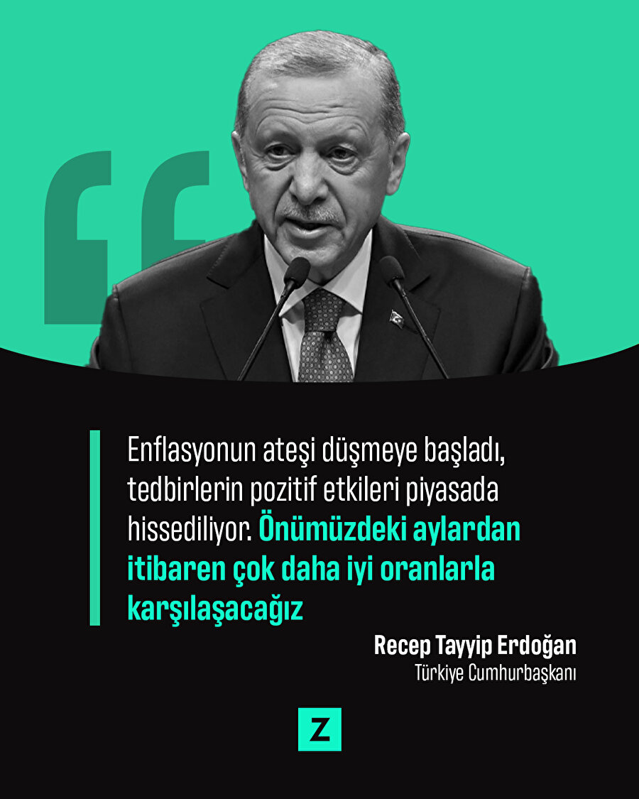 Cumhurbaşkanı Erdoğan'dan enflasyon açıklaması