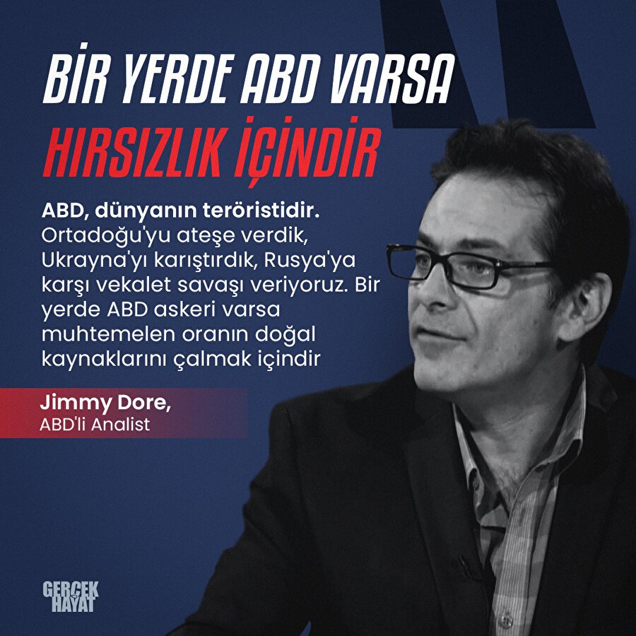 ABD dünyanın teröristidir