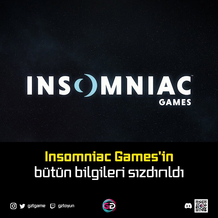Insomniac Games'in bütün bilgileri sızdırıldı