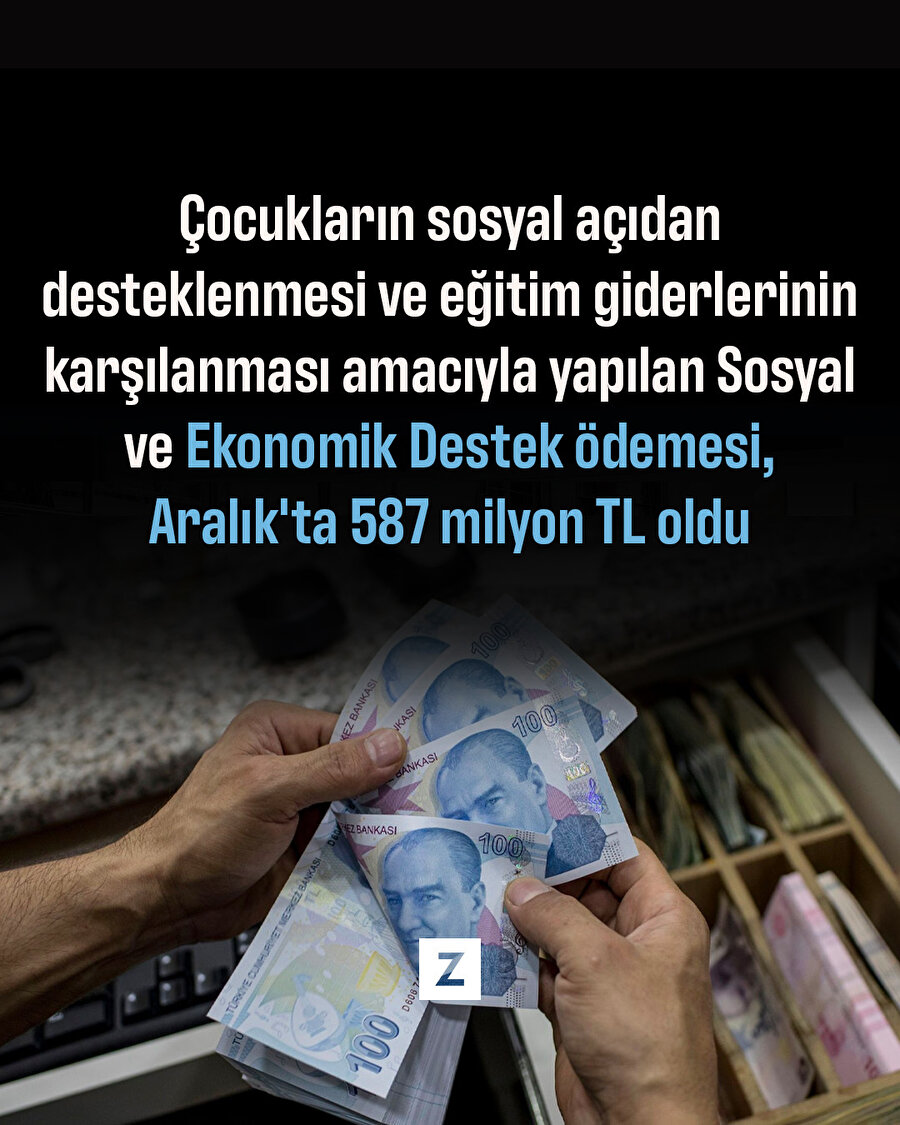 Çocuklara 587 milyonluk destek