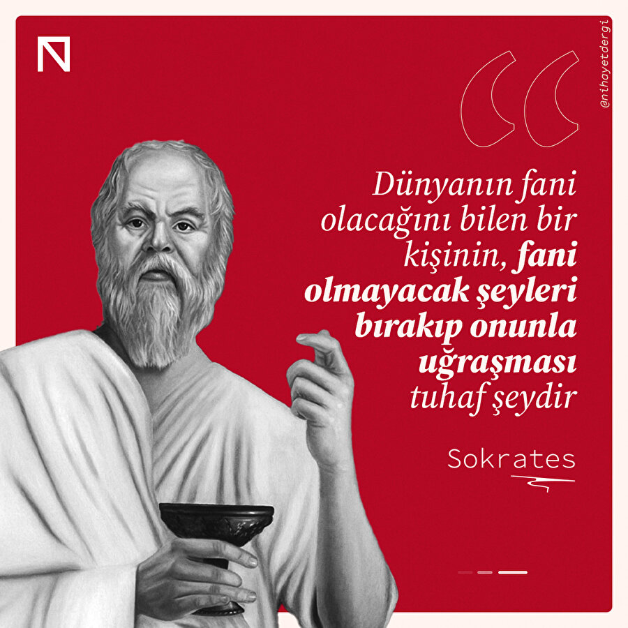 Sokrates'den fani dünya üzerine