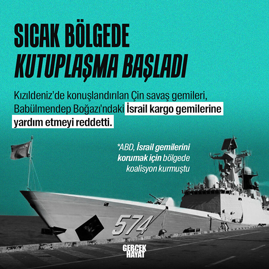 İsrail'e destek koalisyonuna Çin katılmadı