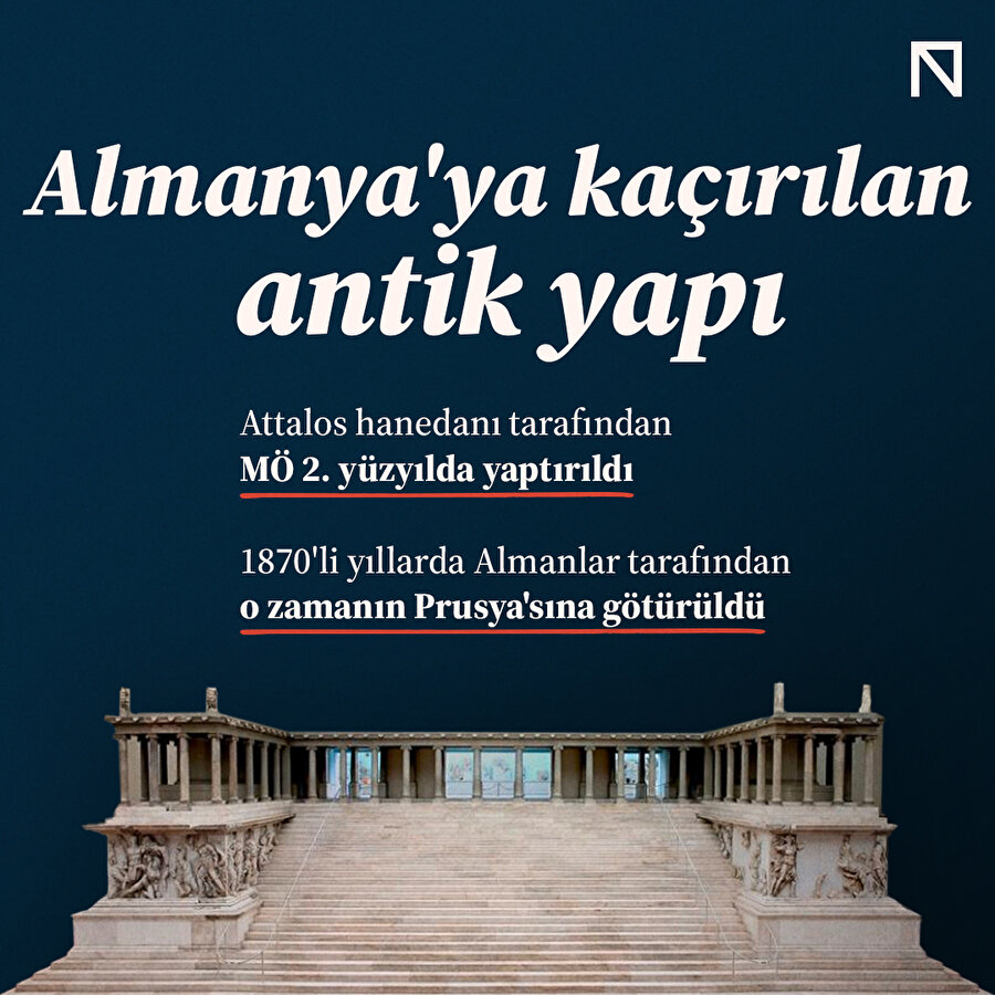 Kaçırılan eser: Bergama Zeus Sunağı