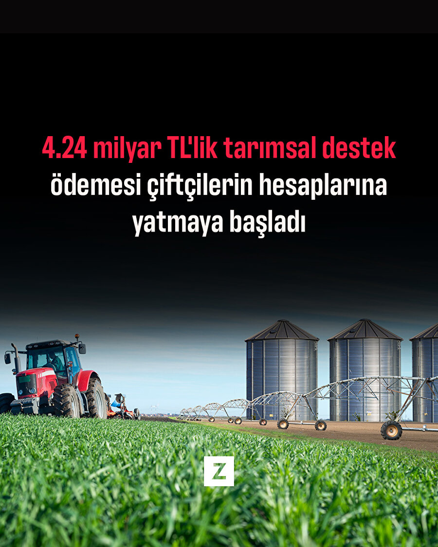 Çiftçiye 4 milyarlık destek