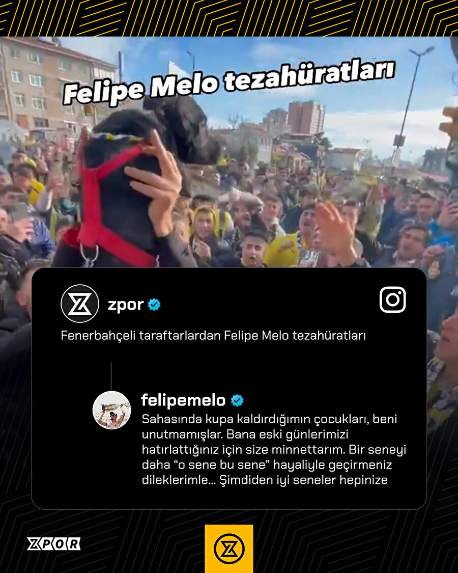 Melo'dan Fenerbahçe taraftarına cevap