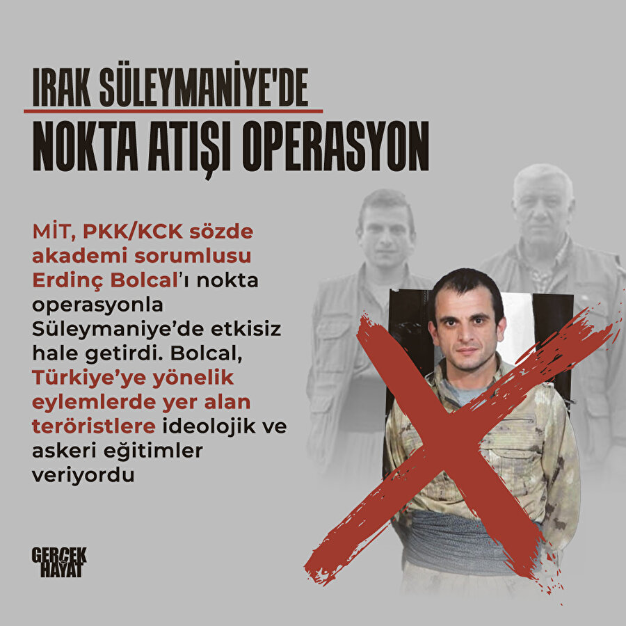 MİT pençesi PKK/KCK sorumlusunu vurdu