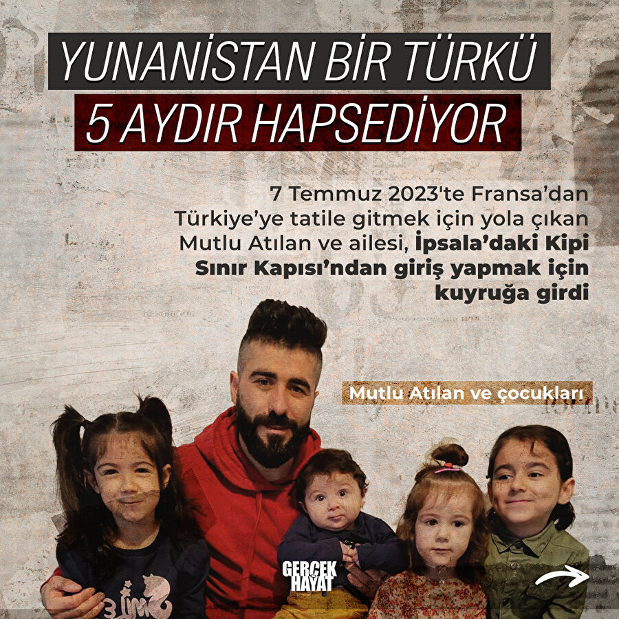 Yunanistan bir Türkü 5 aydır hukuksuzca hapsediyor 