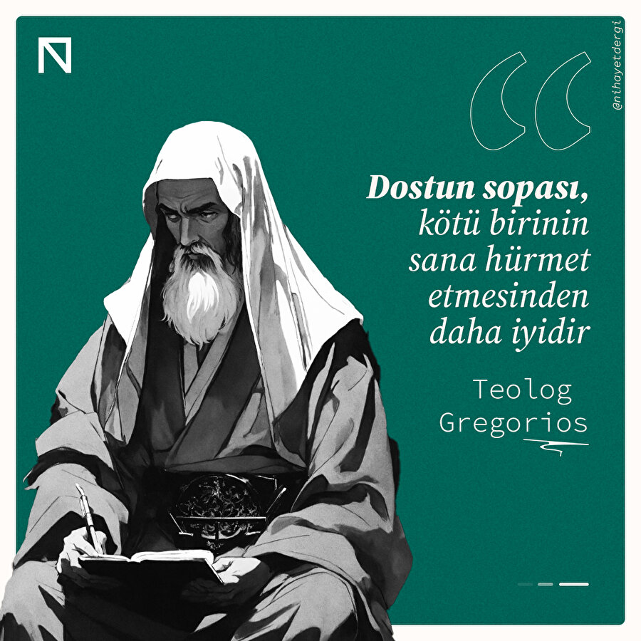 Gregorios'dan dostun önemine dair