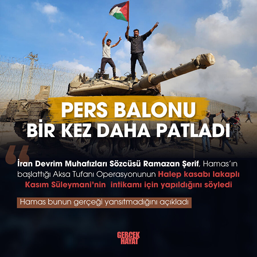 İran'ın algı operasyonuna Hamas dur dedi