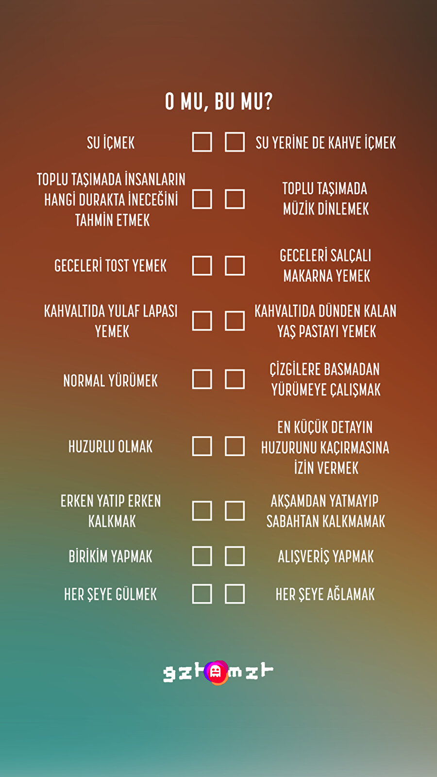 İşaretleyelim bakalım