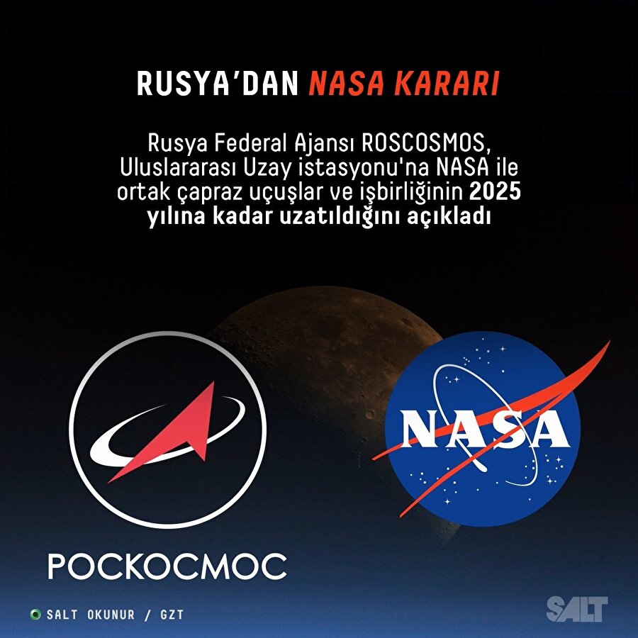 Rusya'dan NASA kararı