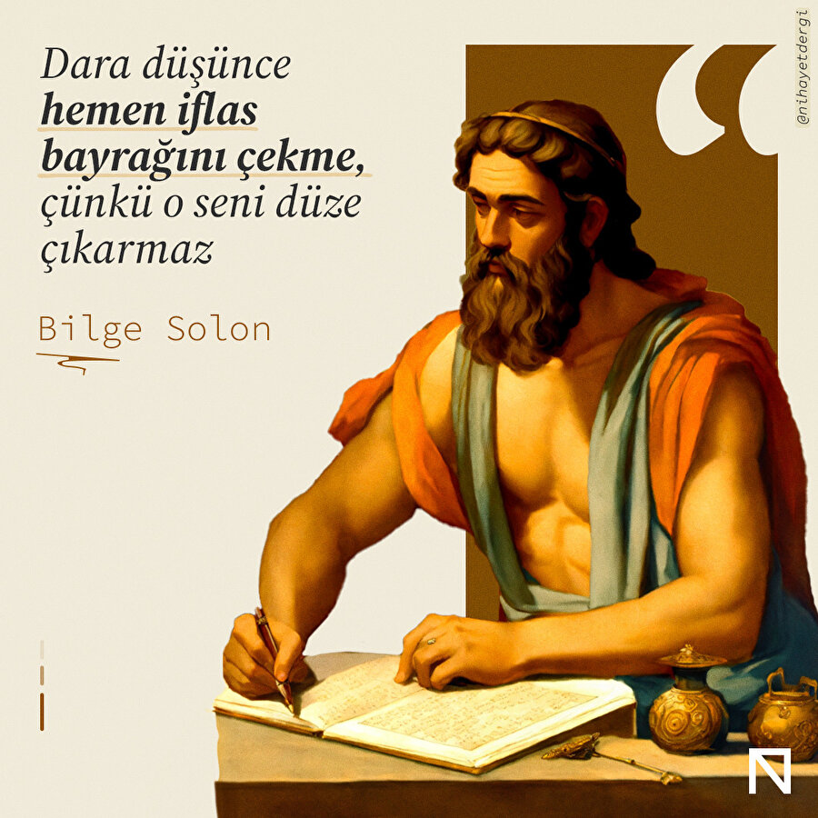 Bilge Solon'dan pes etmeye dair