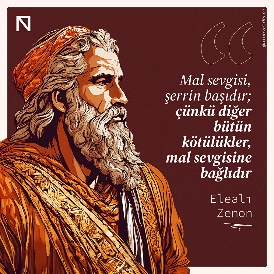 Zenon'dan mal sevgisine dair