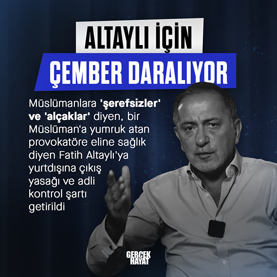 Fatih Altaylı'ya yurtdışı çıkış yasağı