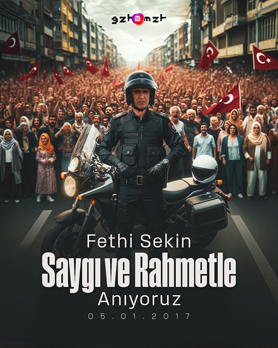 Kahraman Polis Memurumuz Fethi Sekin'i saygı, minnet ve rahmetle anıyoruz.